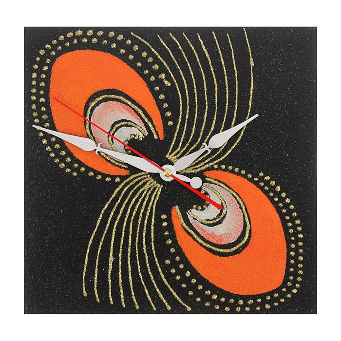 Часы настенные квадрат "Декор" 25х25 см 104